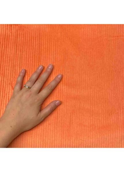 Fabric Ref 5157 - Orange Corduroy