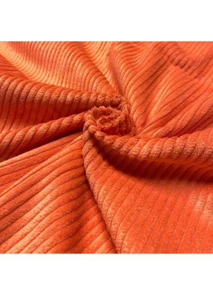 Fabric Ref 5157 - Orange Corduroy