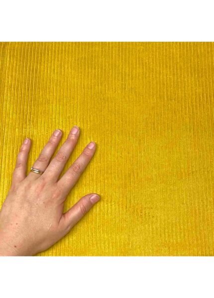 Fabric Ref 5159 - Yellow Corduroy