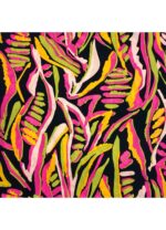 Fabric Ref 5221 - Floral Abstract Viscose