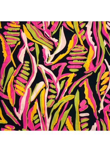 Fabric Ref 5221 - Floral Abstract Viscose