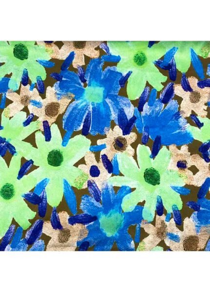 Fabric Ref 5334 - Floral Satin