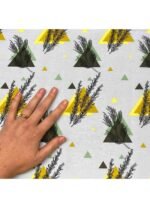 Fabric Ref 5341 - Floral Abstract Viscose