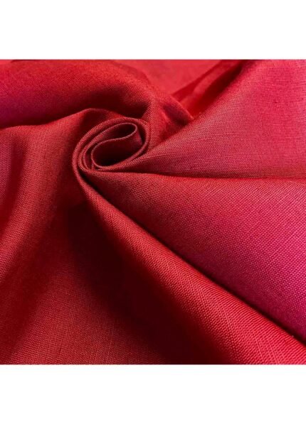 Fabric Ref 5367 - Dark Red Linen