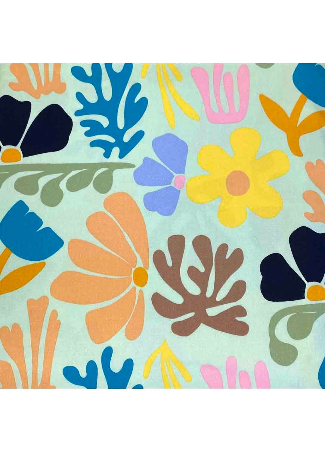 Fabric Ref 5374 - Floral Cotton Sateen