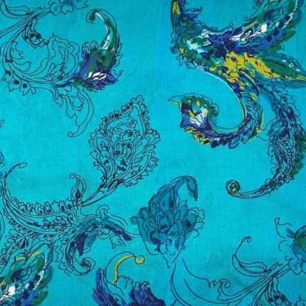 Fabric Ref 5386 - Floral Linen