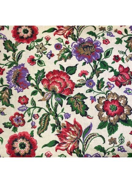 Fabric Ref 5394 - Floral Textured Cotton