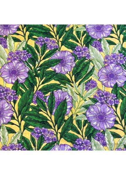 Fabric Ref 5404 - Floral Viscose Mix