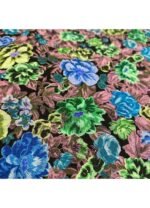 Fabric Ref 5412 - Floral Linen Viscose