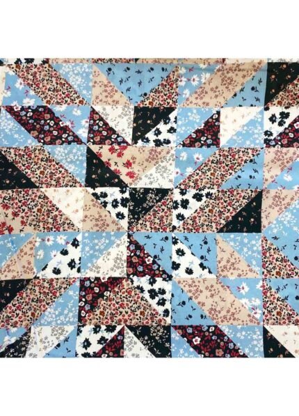 Fabric Ref 5464 - Patchwork Crepe Viscose
