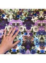 Fabric Ref 5482 - Floral Cotton Corduroy