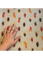 Fabric Ref 5491 - Hands Cotton