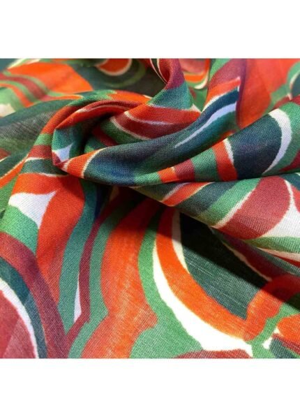 Fabric Ref 5492 - Abstract Cotton Voile