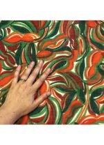 Fabric Ref 5492 - Abstract Cotton Voile