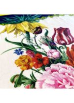 Fabric Ref 5524 - Panelled Floral Cotton
