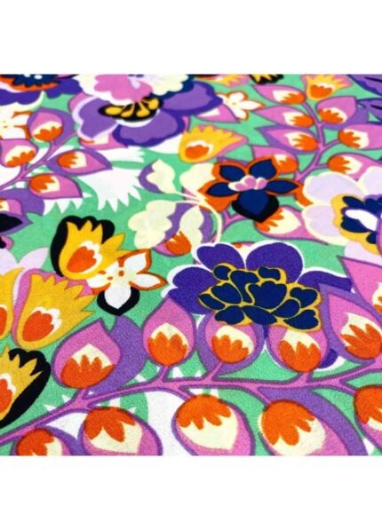 Fabric Ref 5547 - Floral Crepe Viscose Mix