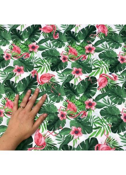 Fabric Ref 5559 - Flamingos Cotton