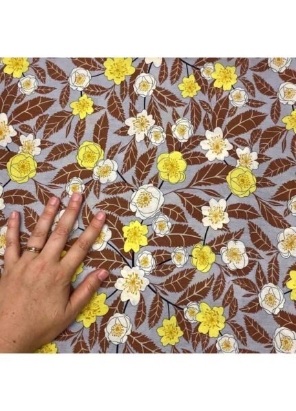 Fabric Ref 5560 - Floral Viscose Mix