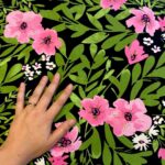 Fabric Ref 5574 - Floral Viscose