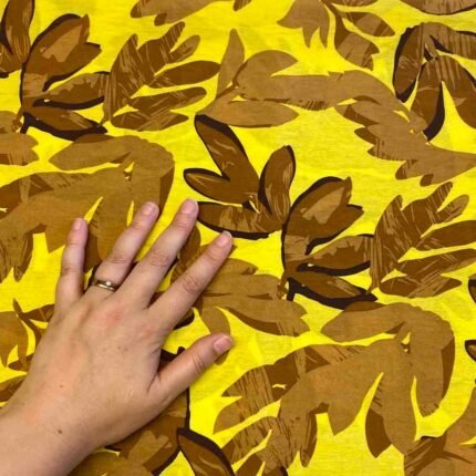 Fabric Ref 5581 - Floral Viscose Mix