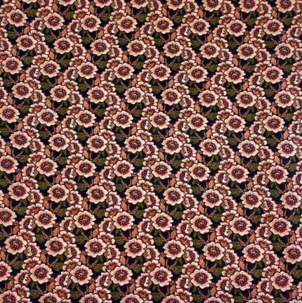 Fabric Ref 5589 - Floral Crepe Satin