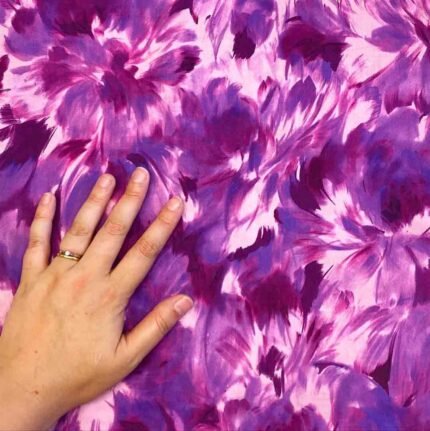 Fabric Ref 5593 - Abstract Floral Cotton