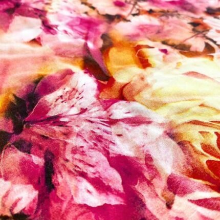 Fabric Ref 5663 - Floral Viscose