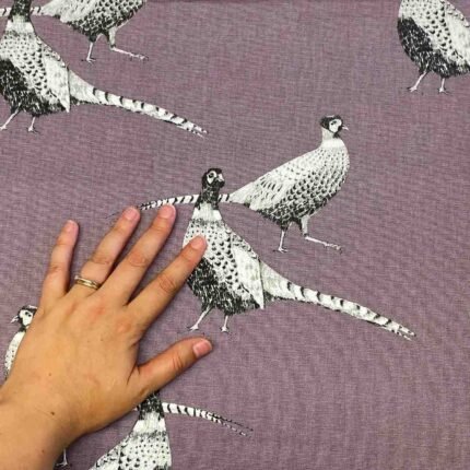 Fabric Ref 5671 – Pheasants Canvas Cotton