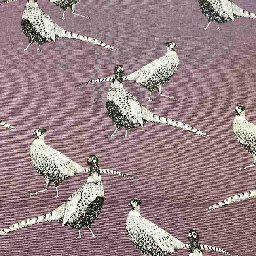Fabric Ref 5671 – Pheasants Canvas Cotton