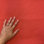 Fabric Ref 5683 - Orange Cotton