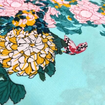 Fabric Ref 5699 - Floral Viscose