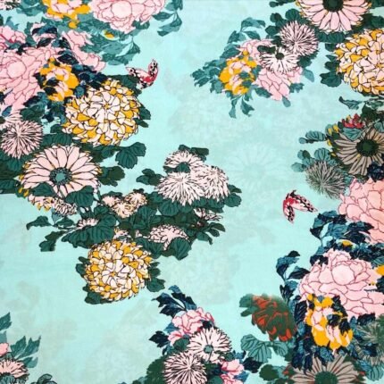 Fabric Ref 5699 - Floral Viscose