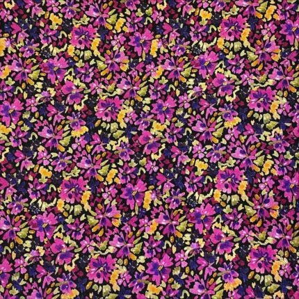 Fabric Ref 5728 - Floral Viscose