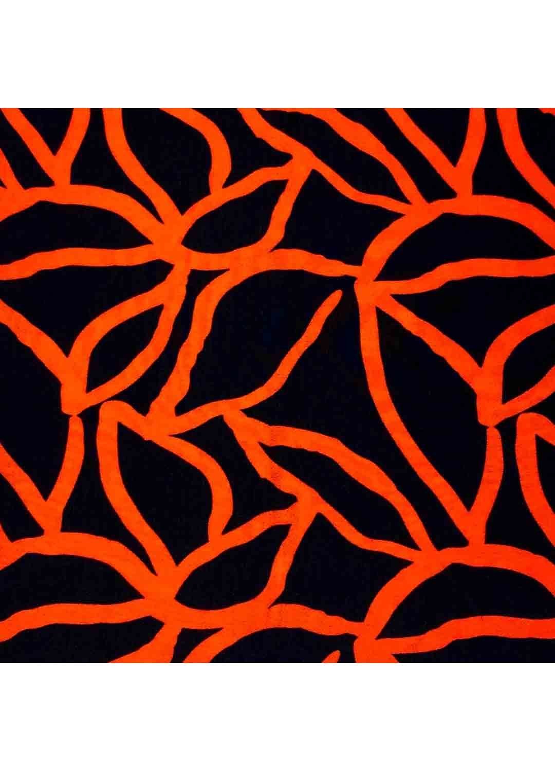 Fabric Ref 5737 - Abstract Floral Crepe Viscose Mix