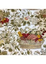 Fabric Ref 5771 – Floral And Fruit Vintage Cotton