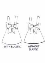 Design your own: A-Line Button-up Back-Bow Strap Dress