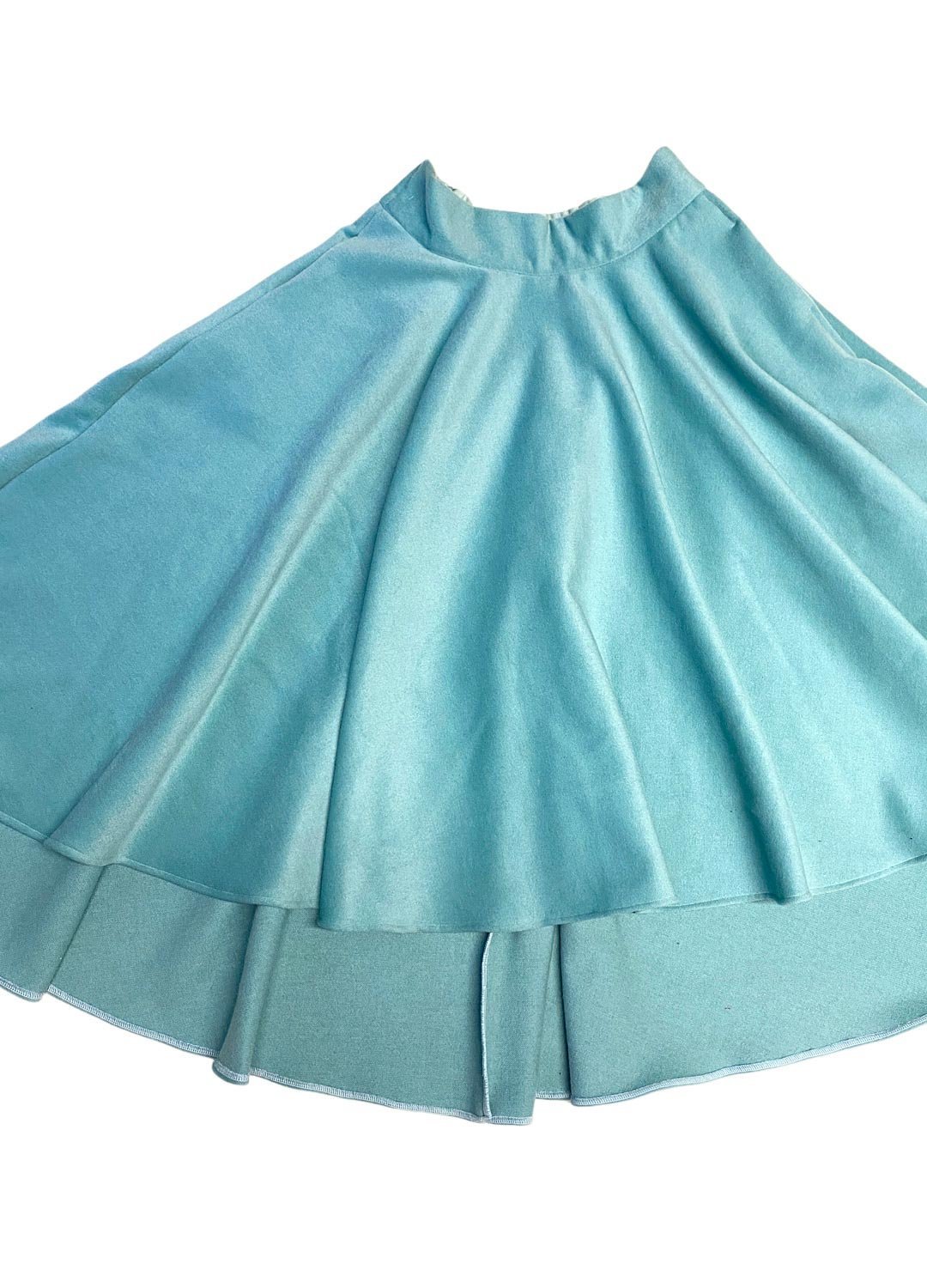 Mint Wool Circle Skirt- ref 258 – Resale item – Approx 14-16