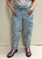 Icy Velvet Trousers- ref 41 - Resale item - Approx 12-14