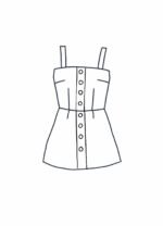 Design your own: A-Line Button-up Strap Dress