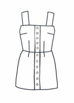 Design your own: Mini Button-up Strap Dress