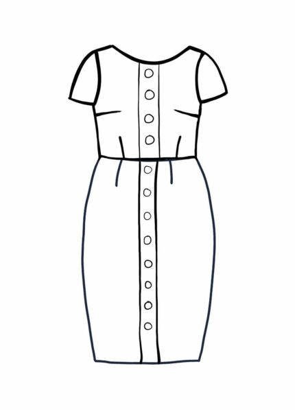 Design your own: Button-up Pencil Dress