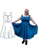 Design your own: Skater Button-up Strap Dress