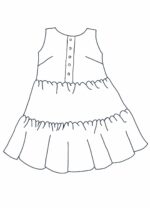 Design your own: Tiered Button-Up Trapeze Dress