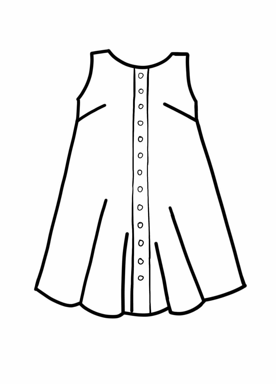 Design your own: Button-up Trapeze Dress