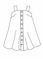 Design your own: Trapeze Button-up Strap Dress
