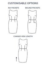 Design your own: Pencil Button-up Strap Dress
