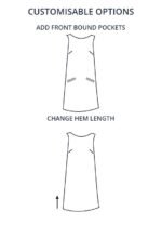 Design your own: Trapeze Button-up Strap Dress