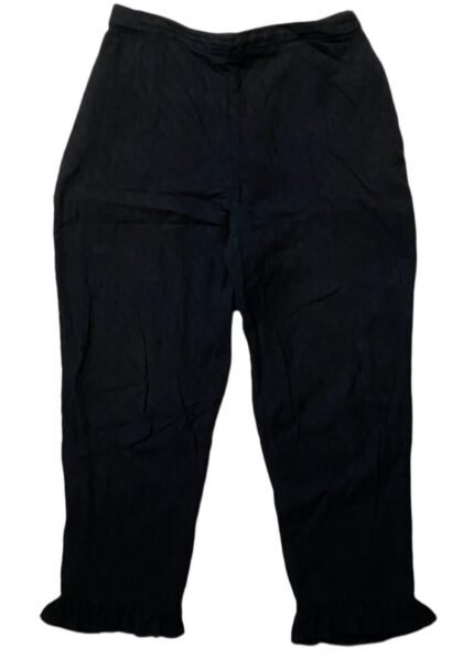 Black Broderie Anglaise Trouser- ref 259 - Resale item - Approx UK 14-16