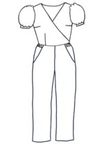 Design your own: Classic Loungewear Wrapover Jumpsuit