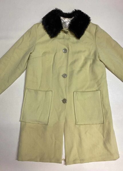 Chartreuse Coat - ref 87 - Resale item - Approx UK 12-14